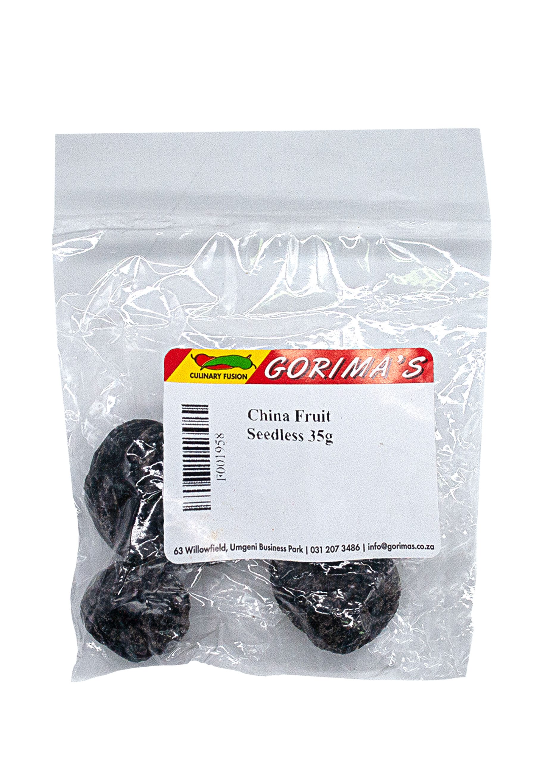 F001958 China Fruit Seedless 35g